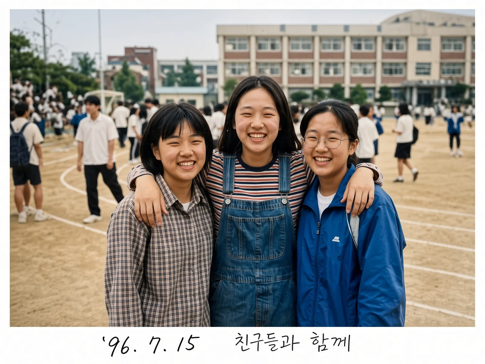 가장 환하던 시절로 되살린 추억 사진 (예시)