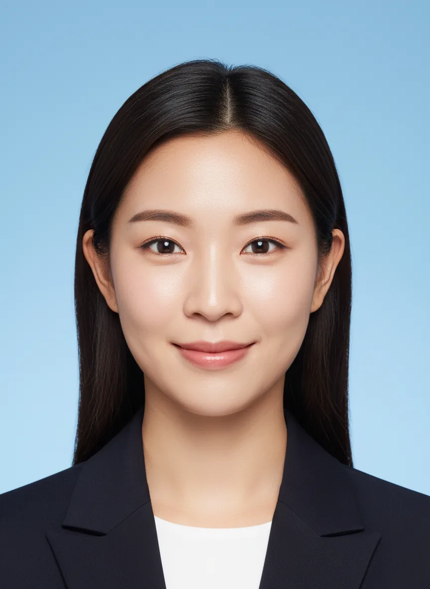 여권·비자용 증명사진 (예시)